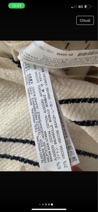 Coprispalle Poncho Bershka bianco e nero