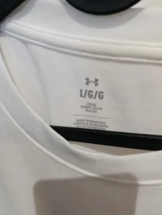 Camiseta Under Armour Blanca Talla L