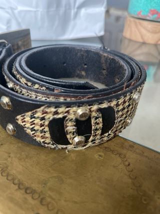 Cinturón Animal Negro y Multicolor