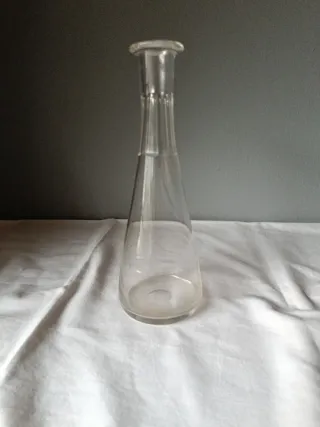 Botella de vidrio antigua 27 cm