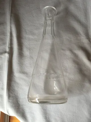 Botella de vidrio antigua 27 cm