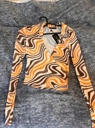 Camiseta transparente S