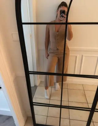 Traje Chaleco y Pantalón Zara XS