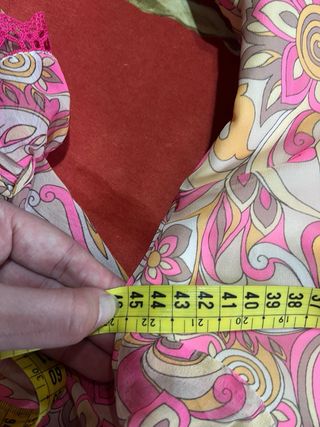 Traje Flamenca Volantes Rosa y Beige