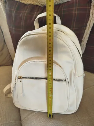 Bolso Mochila Blanco roto Mujer