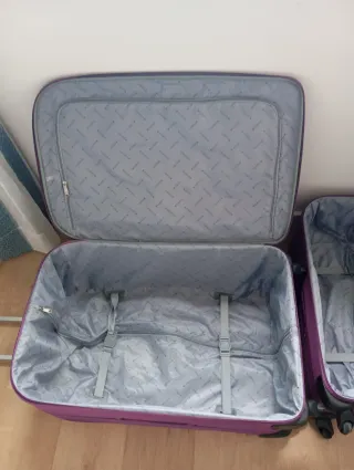 Juego de maletas Gabol moradas