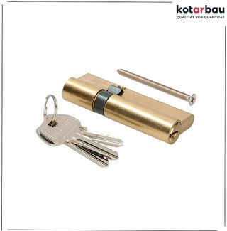 Cilindro de cerradura 25/30 Latón con 3 llaves