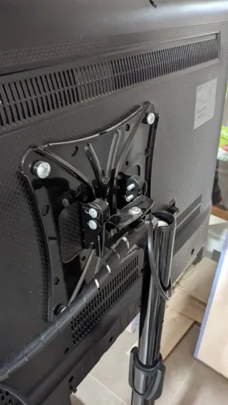 Soporte TV Suelo/Techo Negro