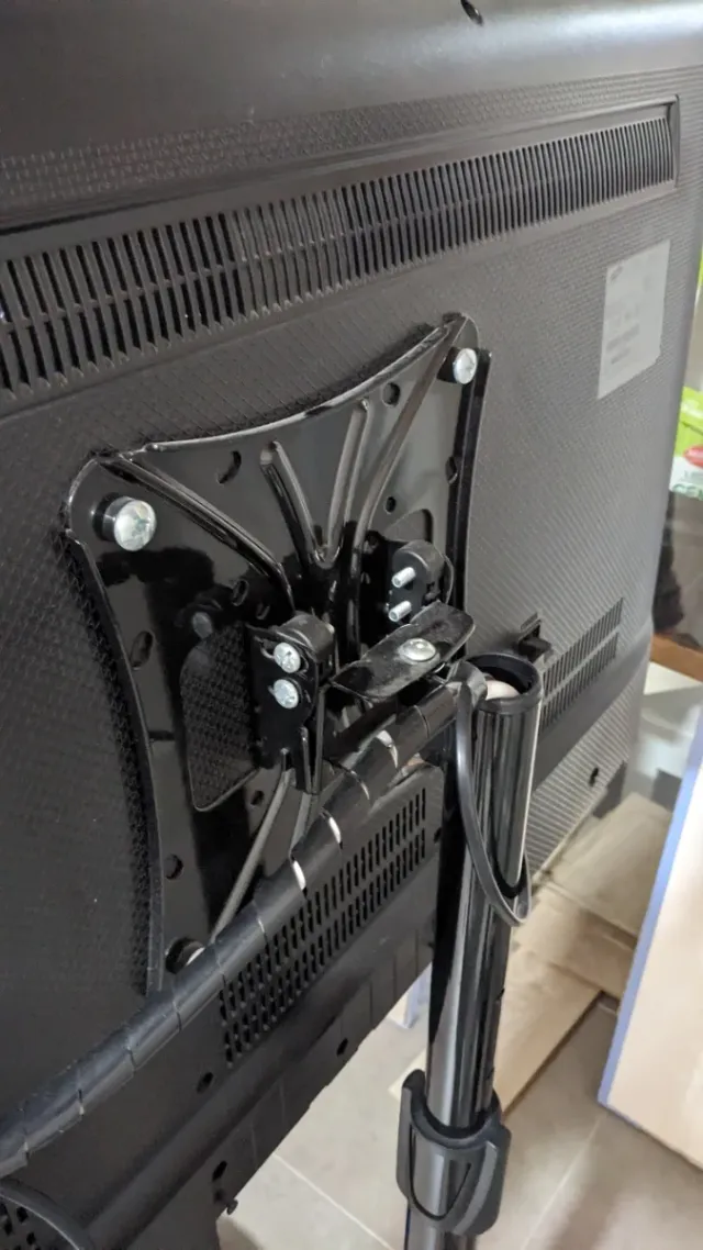 Soporte TV Suelo/Techo Negro