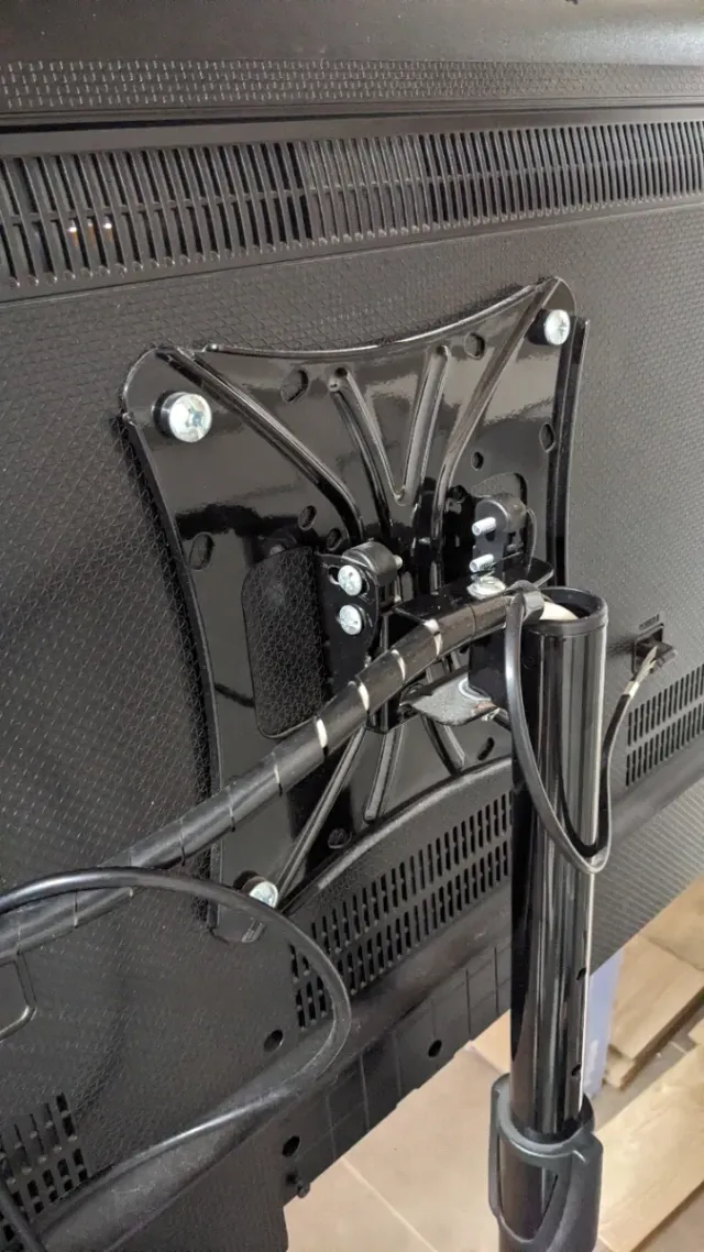 Soporte TV Suelo/Techo Negro