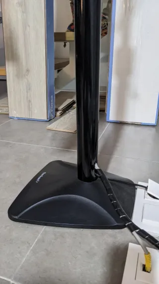 Soporte TV Suelo/Techo Negro