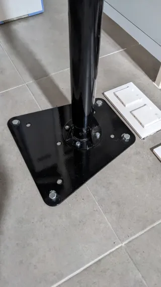 Soporte TV Suelo/Techo Negro