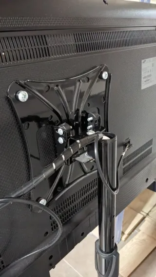 Soporte TV Suelo/Techo Negro