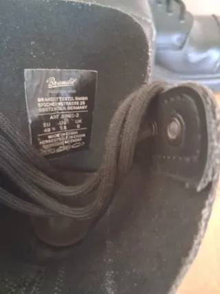 Botas Phantom Puntera Hierro Negra