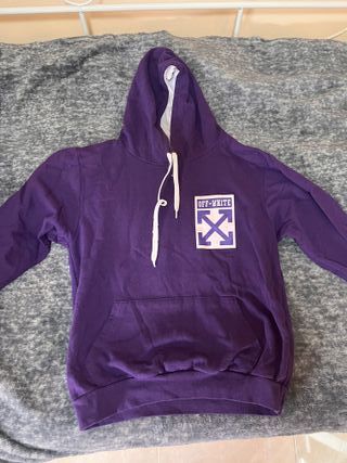 Felpa Off-White Taglia M Viola
