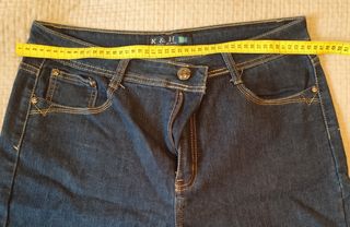 Pantalón vaquero K&H mujer azul