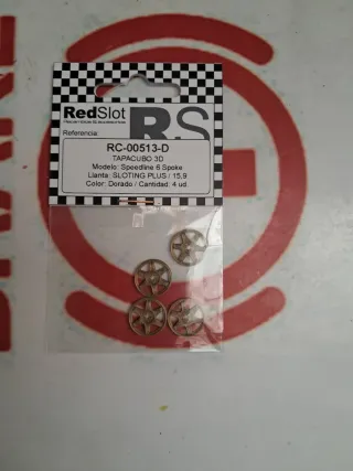 Tapacubos 3D Speedline 6 Spoke Dorado