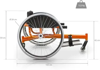 Silla de ruedas para tenis