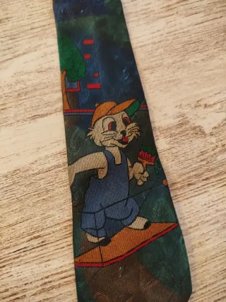 Cravatta per bambini con disegno di coniglio