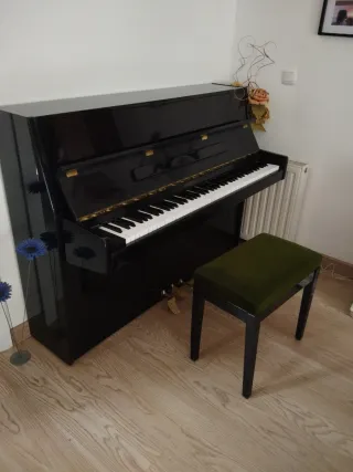 Piano Vertical Negro