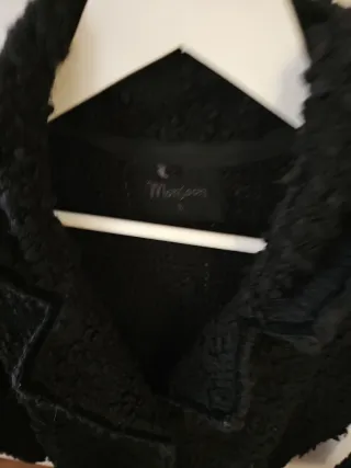 Abrigo largo lana negro UK