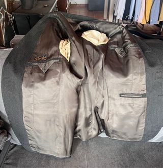 Traje Lana Tamburini Gris Hombre