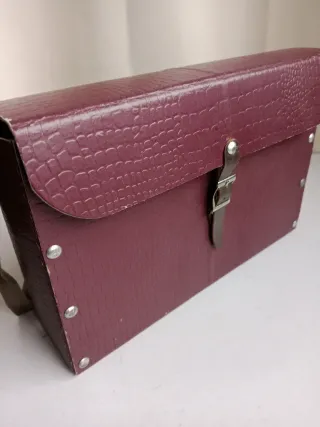 Cartera, cuadernos y pluma años 70 EGB