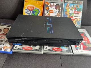 Consola PS2 + 7 Juegos