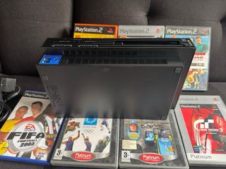 Consola PS2 + 7 Juegos