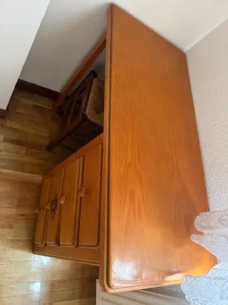 Dormitorio completo de pino