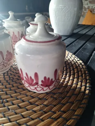 Juego de 6 especieros de cerámica