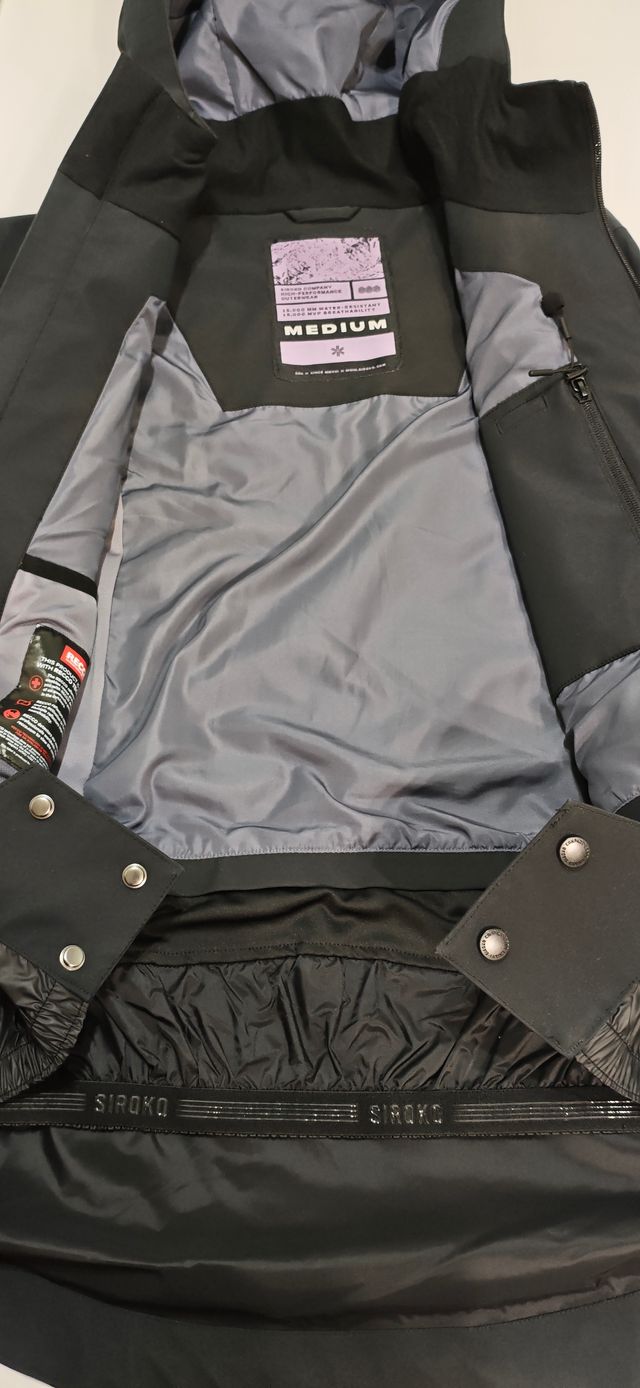 Chaqueta nieve impermeable Siroko W5 Talla M Nueva