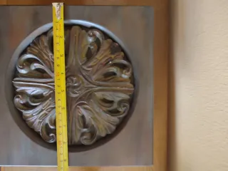 Caja joyero de madera con diseño tallado