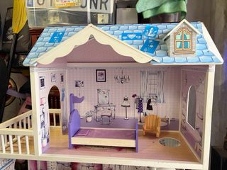 Casa muñecas de madera, casita grande madera