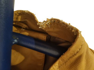 Giacca similpelle donna marrone