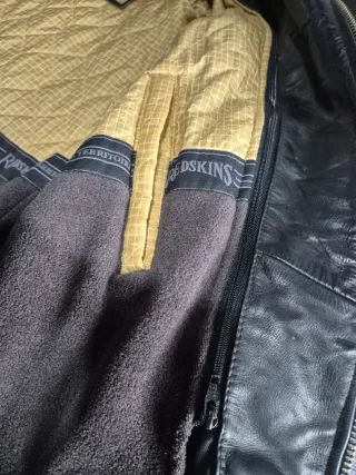 Cazadora de cuero Redskins Talla XL