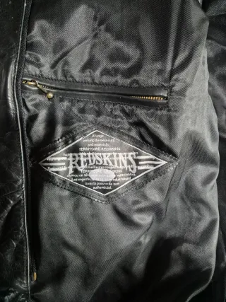 Cazadora de cuero Redskins Talla XL