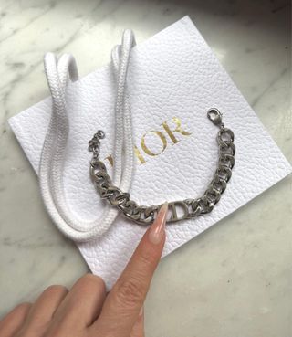 Bracciale Christian CD Acciaio Argento