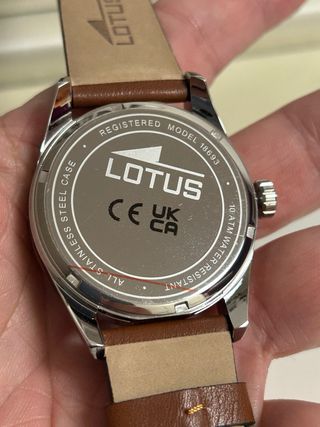 Reloj Lotus 18693/2 Azul Correa Marrón