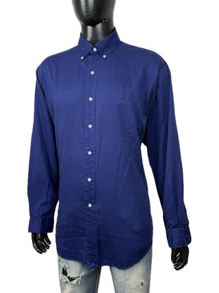 Camicia Ralph Lauren Yarmouth Uomo Cotone Blu XXL