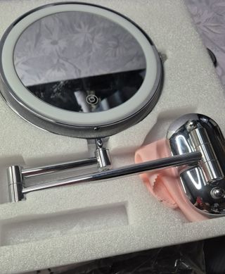 Espejo Maquillaje Pared LED 3X USB