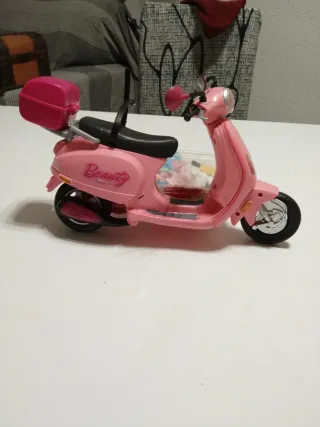 Moto Barbie Vintage Rosa Beauty