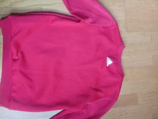 Sudadera Adidas Roja .Talla10-11 años