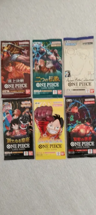 Confezioni di carte da gioco One Piece (6)