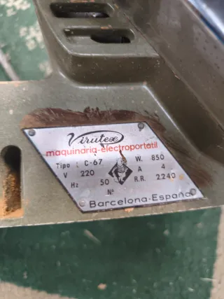 Lijadora Virutex herramienta carpinteria