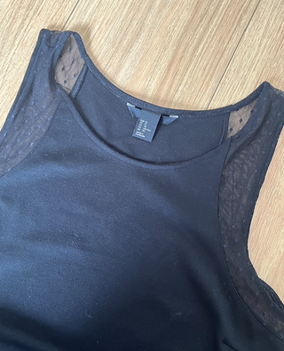 Vestido negro H&M tirantes