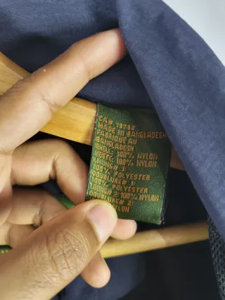 Chaqueta cortavientos Timberland azul marino