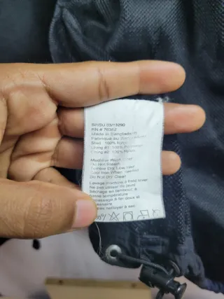 Chaqueta cortavientos Timberland azul marino