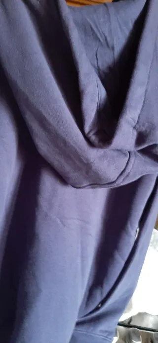 Felpa Kappa con cappuccio blu taglia L