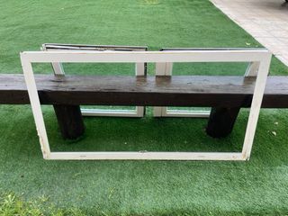 Ventana Aluminio Blanca 125x65mm Reforzadas